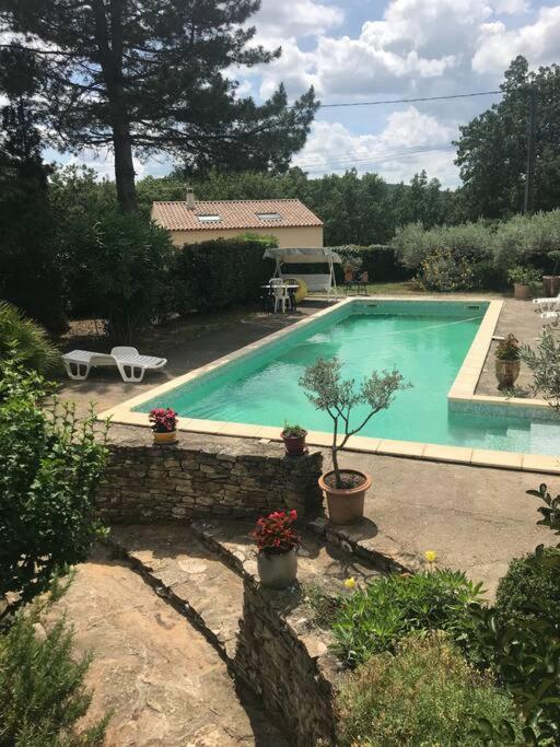 Gite Avec Piscine Au Coeur De La Vallee De La Ceze Saint-Laurent-de-Carnols ภายนอก รูปภาพ