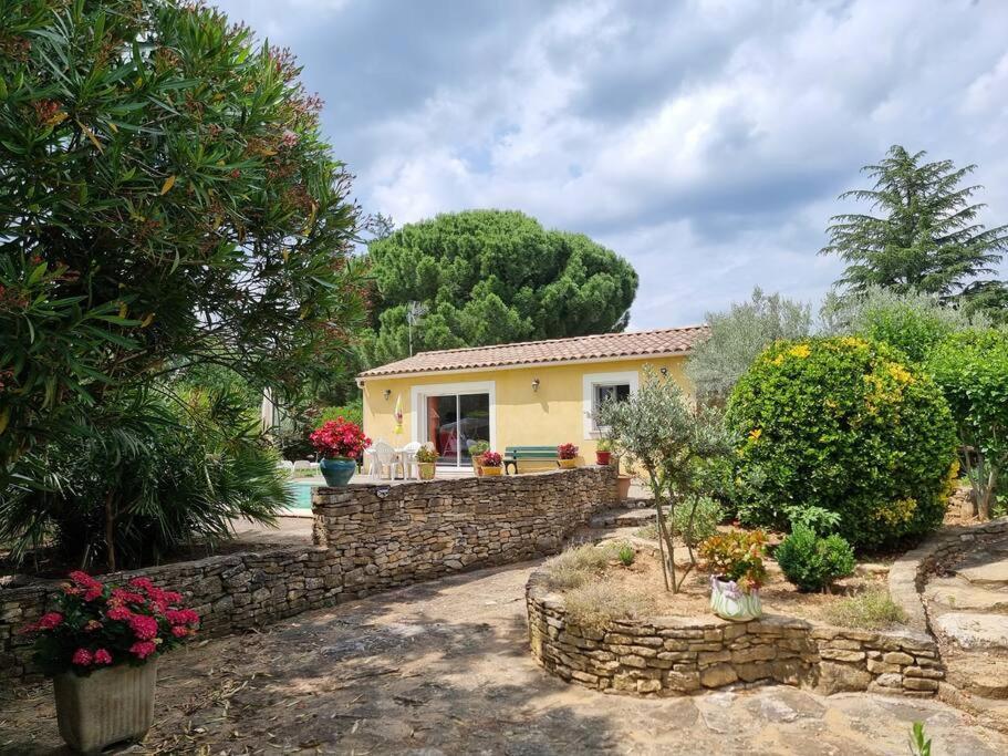 Gite Avec Piscine Au Coeur De La Vallee De La Ceze Saint-Laurent-de-Carnols ภายนอก รูปภาพ